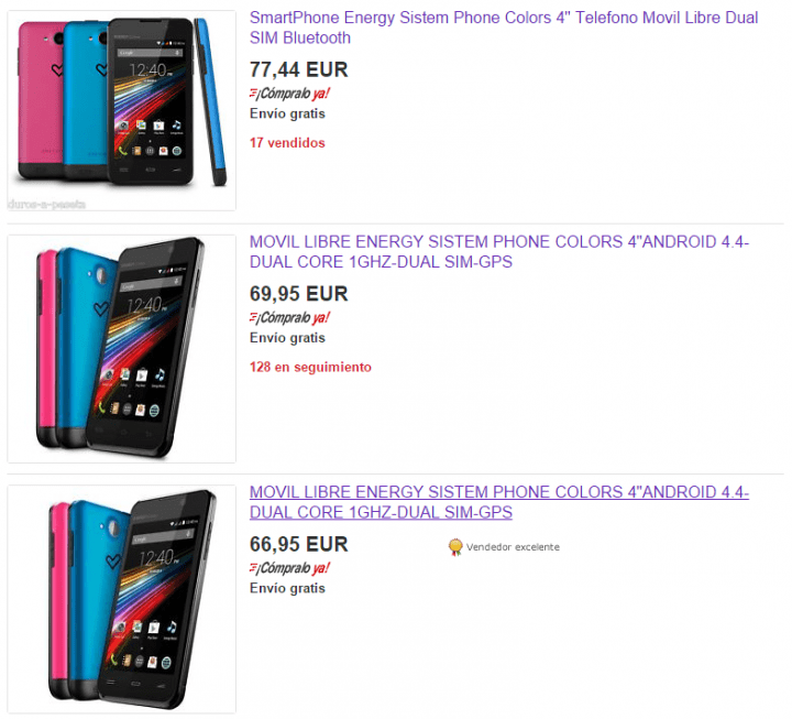Imagen - Dónde comprar el Energy Sistem Phone Colors más barato