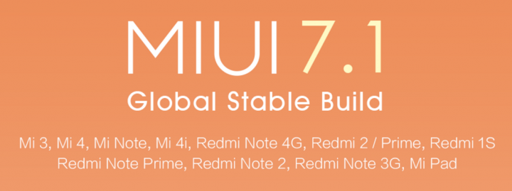 Imagen - Lista de móviles Xiaomi que recibirán MIUI 7.1