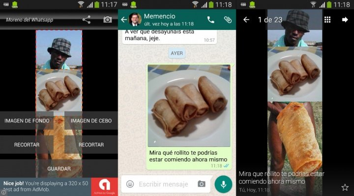 Imagen - Moreno del WhatsApp, la app para crear imágenes del negro del WhatsApp