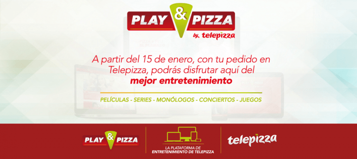 Imagen - Play&amp;Pizza, la plataforma de entretenimiento de Telepizza