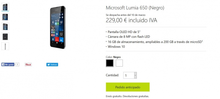 Imagen - Dónde comprar el Lumia 650