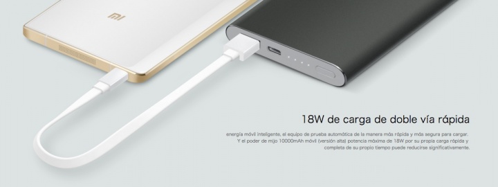 Imagen - Xiaomi lanza una batería de 10.000mAh y USB Type-C