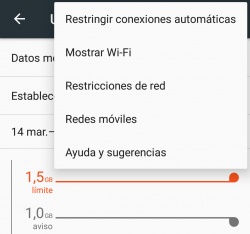 Imagen - Cómo configurar la advertencia de datos en Android