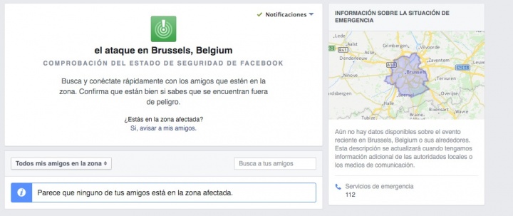 Imagen - Facebook activa el Safety Check en Bruselas