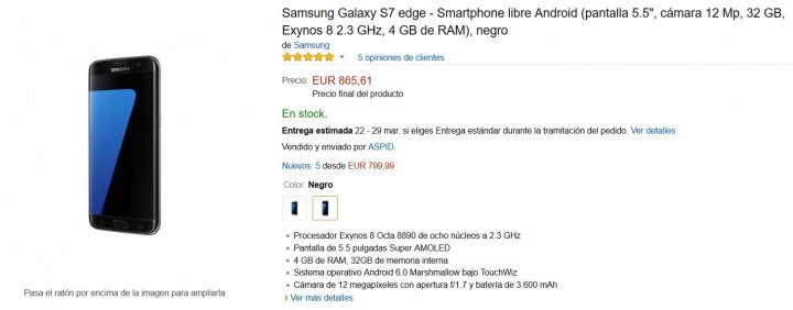 Imagen - 7 tiendas donde comprar el Samsung Galaxy S7 Edge