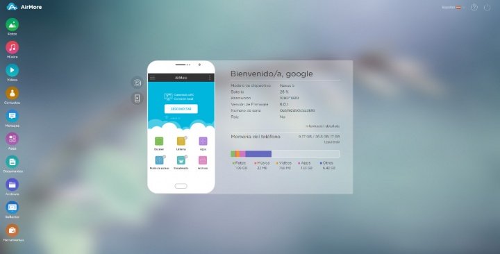 Imagen - Review: AirMore, la herramienta que conecta tu smartphone y tu ordenador