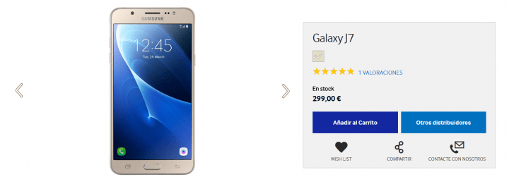 Imagen - El Samsung Galaxy J7 (2016) llega a España: conoce sus detalles y precio
