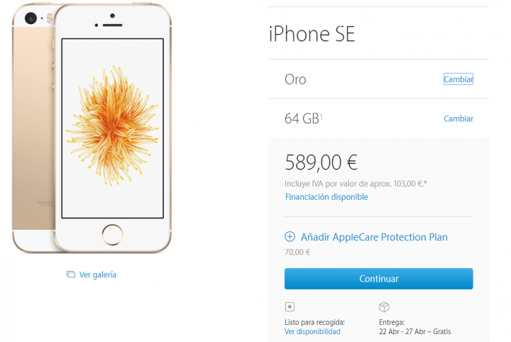 Imagen - iPhone SE ya se puede comprar en España