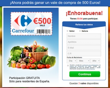 Imagen - Cuidado con los falsos cupones de descuento en Carrefour