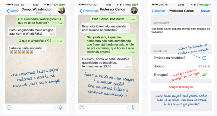 Imagen - Estas apps permiten crear conversaciones falsas de WhatsApp y Facebook