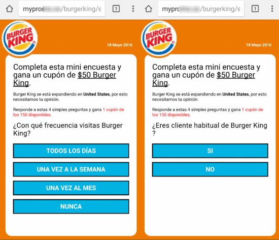 Imagen - Una nueva estafa ofrece un falso descuento para Burger King