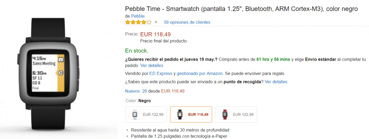 Imagen - 5 smartwatches por menos de 150 euros