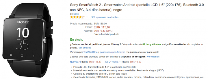 Imagen - 5 smartwatches por menos de 150 euros