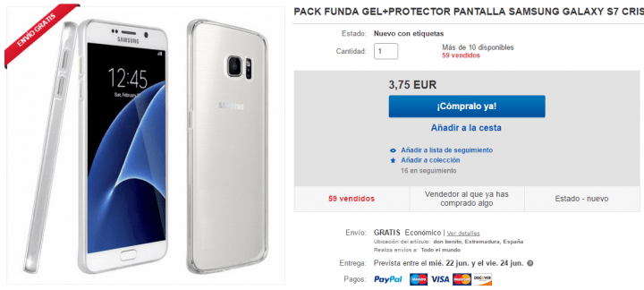 Imagen - 7 protectores de pantalla para el Samsung Galaxy S7