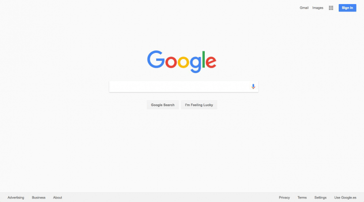Imagen - Google podría tener un fondo gris en vez de blanco