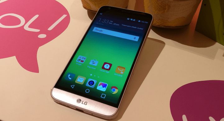 LG G5 en color rosa, disponible con Orange