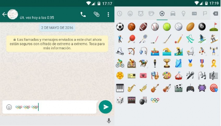 Imagen - WhatsApp ya cuenta con un emoji de los Juegos Olímpicos