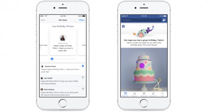 Facebook te regalará un vídeo por tu cumpleaños