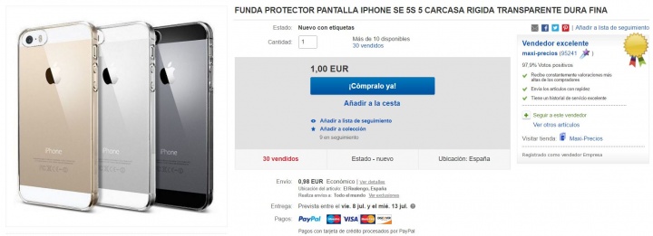 Imagen - 5 fundas para el iPhone SE por menos de 10 euros
