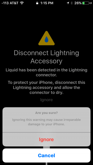 Imagen - iOS 10 te avisará de posibles fallos por líquidos