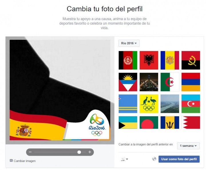 Imagen - Apoya a tu país con los filtros de los Juegos Olímpicos en Facebook