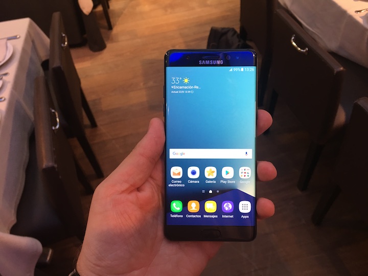Imagen - Toma de contacto del Samsung Galaxy Note 7