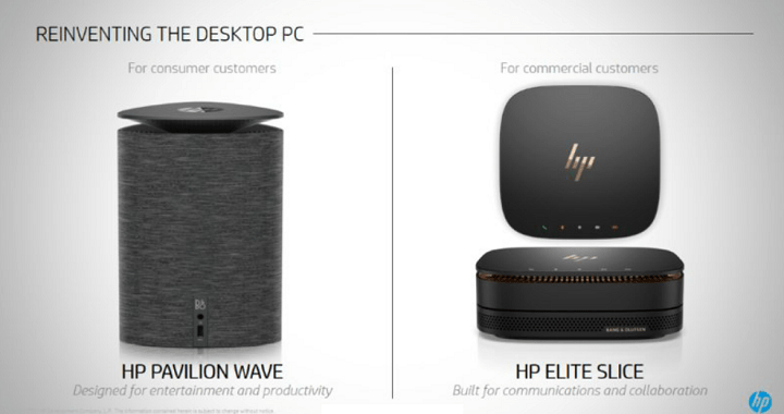 HP Pavilion Wave y HP Elite Slice, los nuevos ordenadores de HP