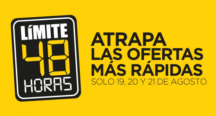 Límite 48 horas vuelve este fin de semana con ofertas a El Corte Inglés