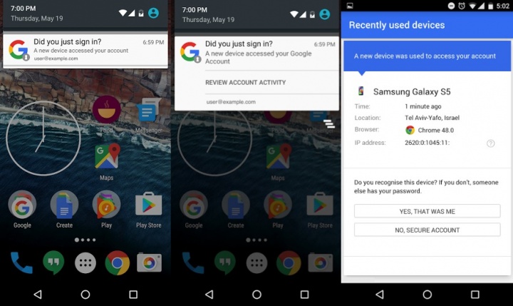 Imagen - Android te avisará cuando se acceda a tu cuenta Google en otro dispositivo