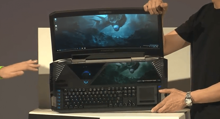 Imagen - Predator 21 X de Acer, el primer portátil gaming con pantalla curva