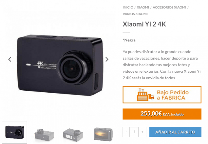 Imagen - Dónde comprar la Xiaomi Yi 4K Action Camera