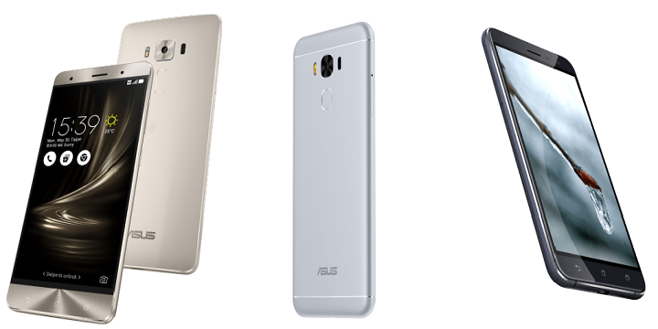 Asus ZenFone 3, ZenFone 3 Deluxe y ZenFone 3 Max llegan a España