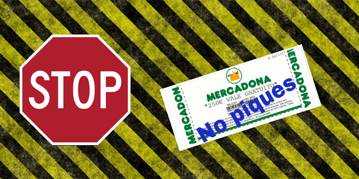 Circula una estafa sobre un cheque regalo de Mercadona por su 125 aniversario