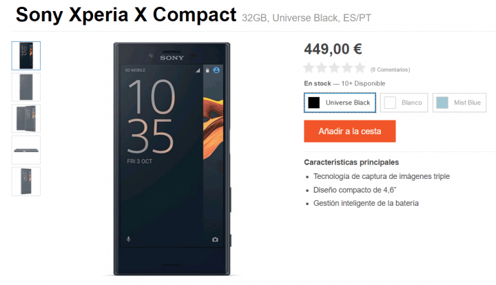Imagen - Dónde comprar el Sony Xperia X Compact