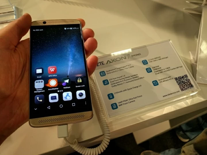 Zte Axon 7 Mini Presentado En Ifa Conoce Todas Sus Caracteristicas