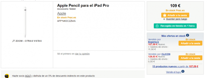 Imagen - Dónde comprar el Apple Pencil