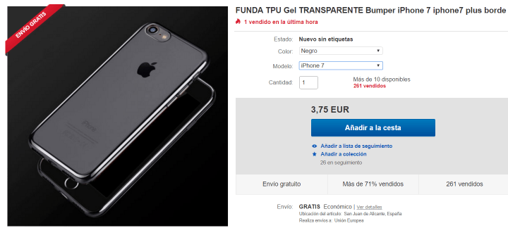 Imagen - 5 fundas para el iPhone 7 por menos de 10 euros