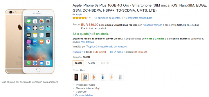 Imagen - Dónde conseguir el iPhone 6S Plus más barato