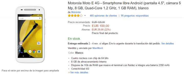 Imagen - 7 móviles por menos de 100 euros