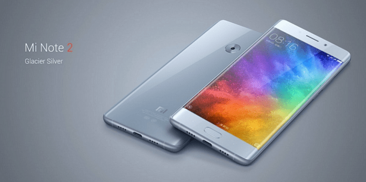 Xiaomi Mi Note 2 es oficial con pantalla curva por menos de 500 euros
