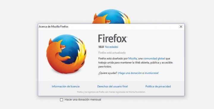 Imagen - Firefox 50 ya está disponible para descargar