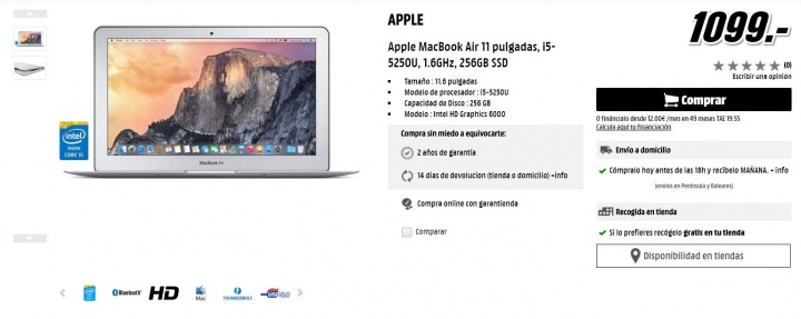 Imagen - El MacBook Air de 11 pulgadas ya no se vende en la Apple Store, ¿dónde puedo comprarlo?