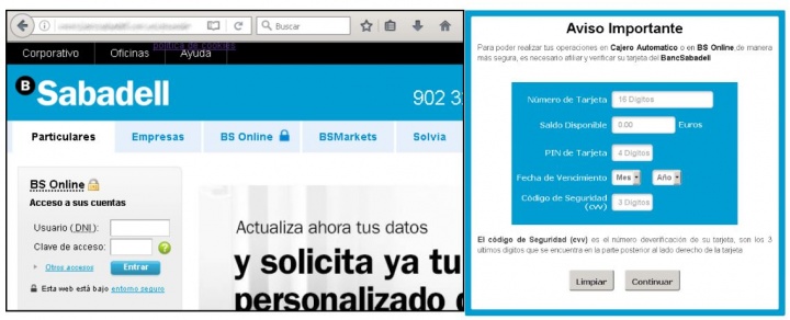 Imagen - Detectados correos falsos que se hacen pasar por Banco Sabadell para robar datos