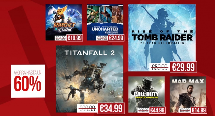 Rebajas de Navidad en juegos de PlayStation 4