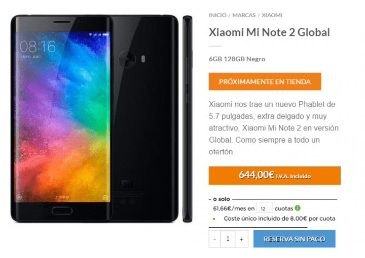 Imagen - Dónde comprar el Xiaomi Mi Note 2