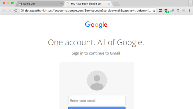 Imagen - Imitan la página de iniciar sesión de Gmail para estafarte