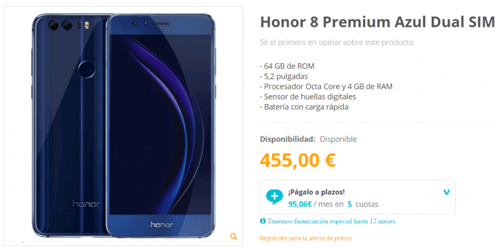 Imagen - Dónde comprar el Honor 8 Premium