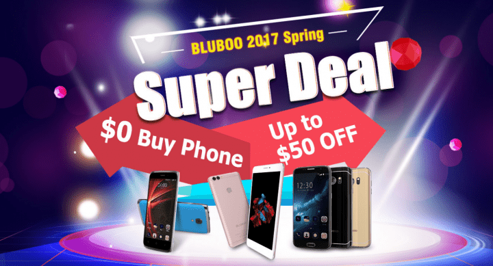 Oferta: consigue un smartphone de Bluboo con descuento, o gratis en su sorteo