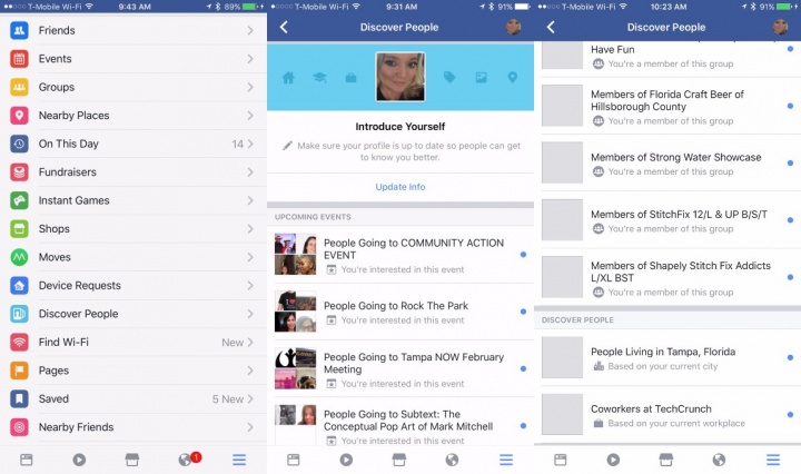 Imagen - Facebook añade una función para conocer personas con intereses comunes