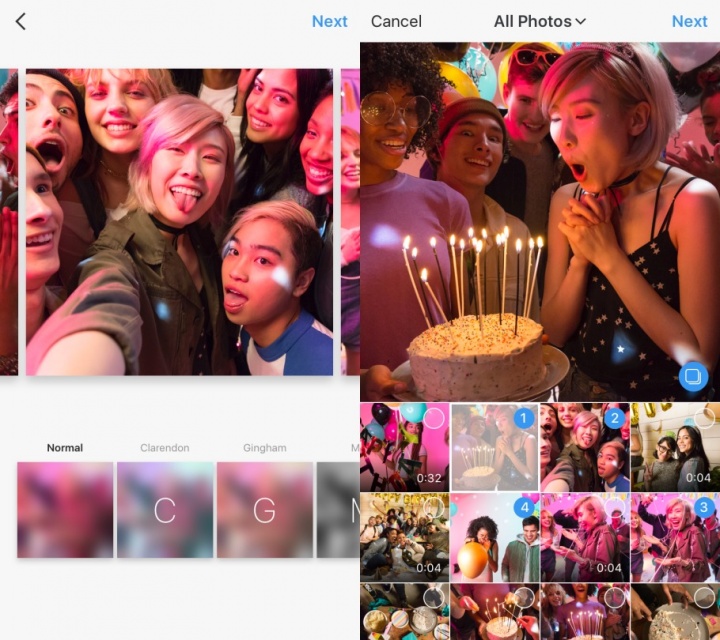 Imagen - Instagram ahora permite compartir varias fotos en una misma publicación